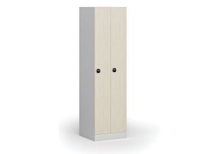 zuzena kovova satni skrinka 2 oddily 1850 x 500 x 500 mm demont rfid zamek laminovane dvere briza 110971
