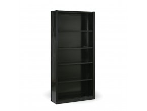 plechovy regal se zadni stenou 2100 x 1000 x 300 mm cerny 67031