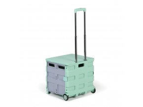 skladaci nakupni vozik 50l nosnost 35 kg 2 pevna kola 65106