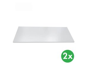 pridavna police ke kovovym skrinim 1000 x 435 mm seda 2 ks 131889
