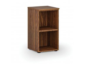 Kancelářský regál PRIMO WOOD, 740 x 400 x 420 mm, ořech