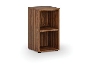 Kancelářský regál PRIMO WOOD, 400 x 420 x 740 mm, ořech