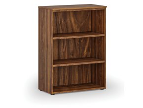 Kancelářský regál PRIMO WOOD, 800 x 420 x 1087 mm, ořech