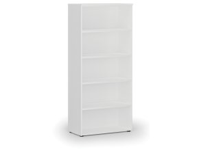 Kancelářský regál PRIMO WHITE, 800 x 420 x 1781 mm, bílá