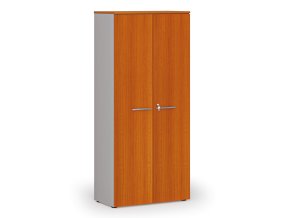 kancelarska skrin s dvermi primo gray 800 x 420 x 1781 mm seda tresen 143502