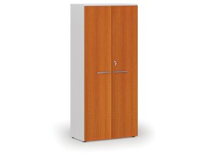 kancelarska skrin s dvermi primo white 800 x 420 x 1781 mm bila tresen 71778