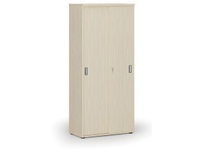 Skříň se zasouvacími dveřmi PRIMO WOOD, 800 x 420 x 1781 mm, bříza