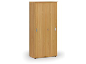 Skříň se zasouvacími dveřmi PRIMO WOOD, 800 x 420 x 1781 mm, buk
