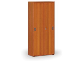 Skříň se zasouvacími dveřmi PRIMO WOOD, 800 x 420 x 1781 mm, třešeň
