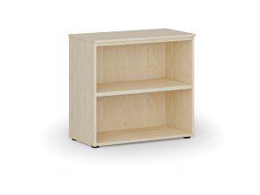 Kancelářský regál PRIMO WOOD, 800 x 420 x 740 mm, bříza