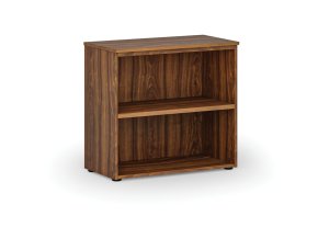 Kancelářský regál PRIMO WOOD, 800 x 420 x 740 mm, ořech