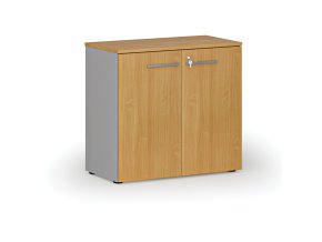 kancelarska skrin s dvermi primo gray 800 x 420 x 740 mm seda buk 72479