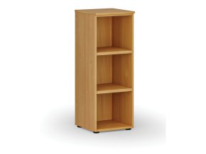 Kancelářský regál PRIMO WOOD, 400 x 420 x 1087 mm, buk
