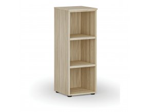 Kancelářský regál PRIMO WOOD, 1087 x 400 x 420 mm, dub přírodní