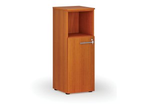 Kombinovaná kancelářská skříň PRIMO WOOD, 400 x 420 x 1087 mm, třešeň