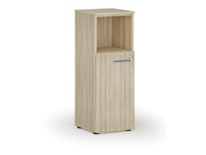 Kombinovaná kancelářská skříň PRIMO WOOD, 400 x 420 x 1087 mm, dub přírodní