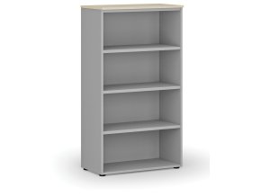 kancelarsky regal primo gray 800 x 420 x 1434 mm seda briza 72785