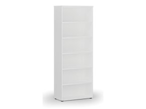 Kancelářský regál PRIMO WHITE, 800 x 420 x 2128 mm, bílá