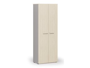 kancelarska skrin s dvermi primo gray 800 x 420 x 2128 mm seda briza 143477