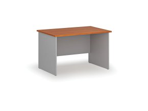 Kancelářský psací stůl PRIMO GRAY, 120x80 cm, šedá/třešeň