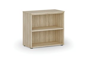 Kancelářský regál PRIMO WOOD, 800 x 420 x 740 mm, dub přírodní