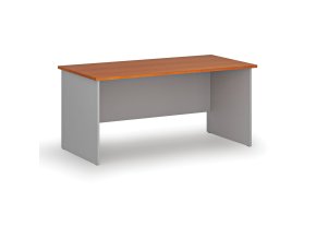 Kancelářský psací stůl PRIMO GRAY, 160x80 cm, šedá/třešeň