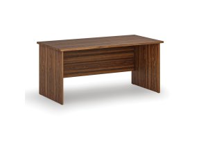Kancelářský psací stůl PRIMO WOOD, 160x80 cm, ořech