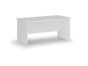 Kancelářský psací stůl PRIMO WHITE, 160x80 cm, bílá