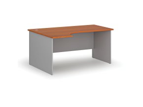 rohovy kancelarsky psaci stul primo gray 160x120 cm levy seda tresen 73322