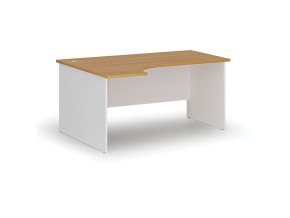rohovy kancelarsky psaci stul primo white 160x120 cm levy bila buk 73391