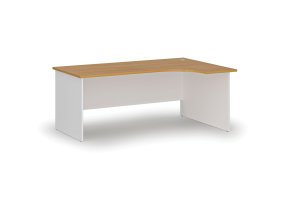rohovy kancelarsky psaci stul primo white 180x120 cm pravy bila buk 73732