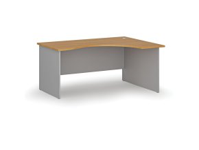 ergonomicky kancelarsky psaci stul primo gray 160x120 cm pravy seda buk 72463