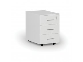 Kancelářský mobilní kontejner PRIMO WHITE, 3 zásuvky, bílá