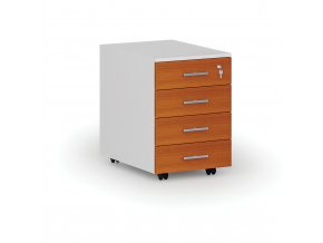 kancelarsky mobilni kontejner primo white 4 zasuvky bila tresen 71308