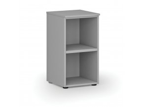 Kancelářský regál PRIMO GRAY, 740 x 400 x 420 mm, šedá