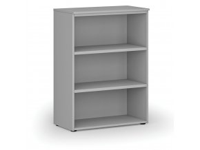 Kancelářský regál PRIMO GRAY, 1087 x 800 x 420 mm, šedá