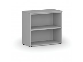 Kancelářský regál PRIMO GRAY, 740 x 800 x 420 mm, šedá