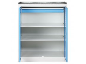 dilenska skrin nizka na naradi kovos 2 police 1 zasuvka 950 x 600 x 1180 mm 75058