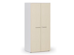 kancelarska policova skrin primo white s dvermi 800 x 500 x 1781 mm bila briza 143492