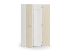 kancelarska satni skrin primo white 3 police satni tyc 800 x 500 x 1781 mm bila briza 83513