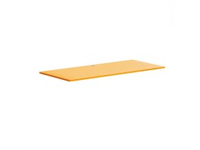 Samostatná pracovní deska stolu BLOCK, 1800 x 800 x 25 mm, oranžová