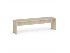 Šatní lavice, zesílená, délka 1500 mm, dub přírodní