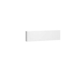 Odkládací police SEGMENT, 1300 x 150 x 350 mm, bílá