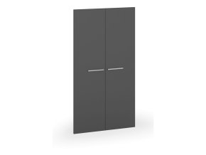 Křídlové dveře PRIMO, pár, výška 1393 mm, grafit