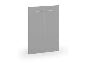Křídlové dveře PRIMO, pár, výška 1042 mm, šedá