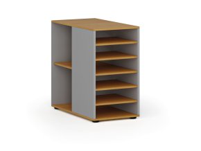 pristavna policova skrinka k pracovnimu stolu primo gray leva seda buk 139189