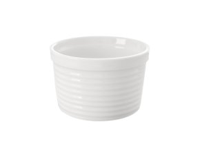 Miska zapékací, pr. 10 cm, v. 6,5 cm, porcelán, bílá, 12 ks
