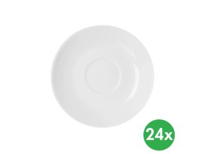 Podšálek MONA Cappuccino, průměr 14,5 cm, porcelán, 24 ks
