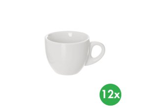 Hrnek MONA Espresso 0,1 l, porcelán, 12 ks