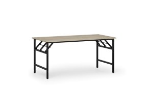 konferencni stul fast ready 160x80 cm cerna podnoz dub prirodni 93734